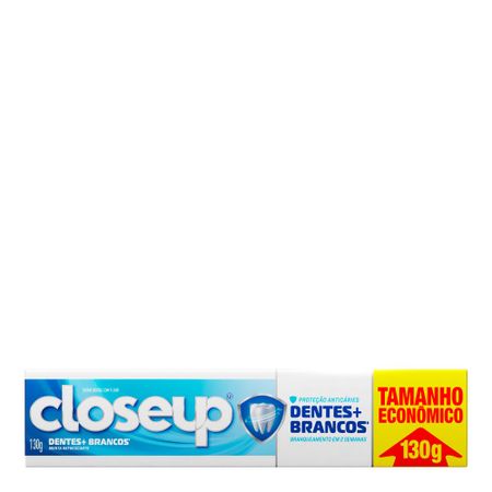 Creme Dental Close Up Dentes Mais Brancos Tamanho Economico 130g