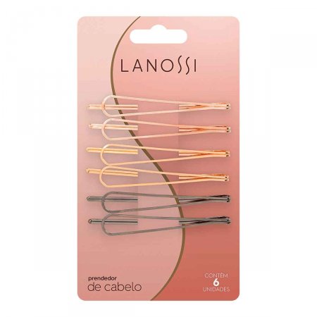 Conjunto de Tic Tac Lanossi Metal Glam com 6 unidades