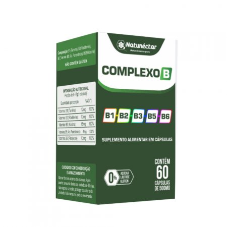 Complexo B 60 Cápsulas Natunectar