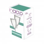KIT 2 COLETORES MENSTRUAIS INCICLO B+CÁPSULA ESTERILIZADORA COR: HORTELÃ