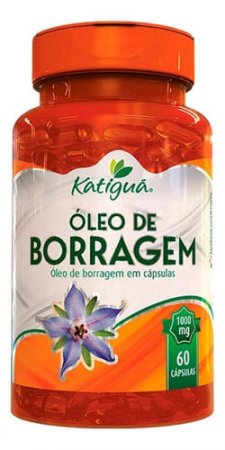 Óleo De Borragem 1000mg 60 Cápsulas - Katigua - A