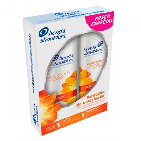 Kit Head & Shoulders Remoção da Oleosidade Shampoo + Condicionador