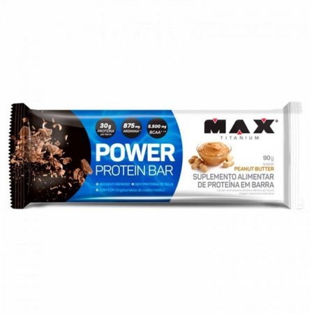 Power Protein Bar Dark Peanut Butter 41g Max Titanium