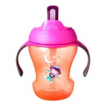 Copo de Treinamento com Canudo Trainer Straw Tommee Tippee 1 Und 80Z/230ML- Laranja - TT030