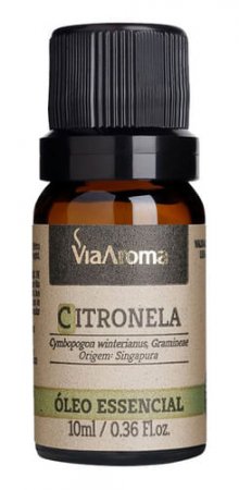 Óleo Essencial Citronela 10ml - Via Aroma