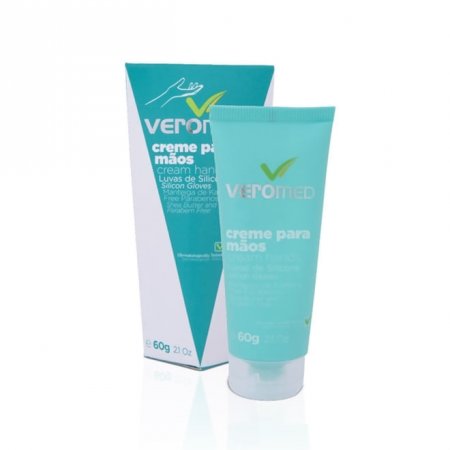 Creme para Mãos Luvas de Silicone 60g Veromed
