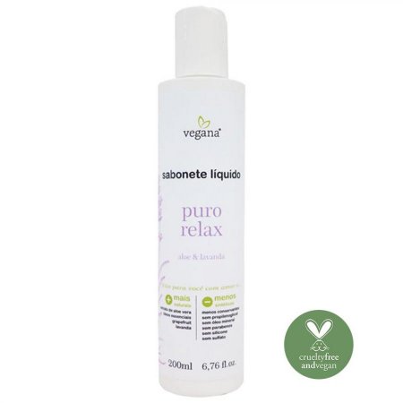 Sabonete Líquido Puro Relax Vegana 200ml WNF