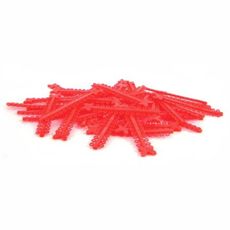 60.06.151 Elástico Ligadura Modular Vermelho Cristal - Morelli