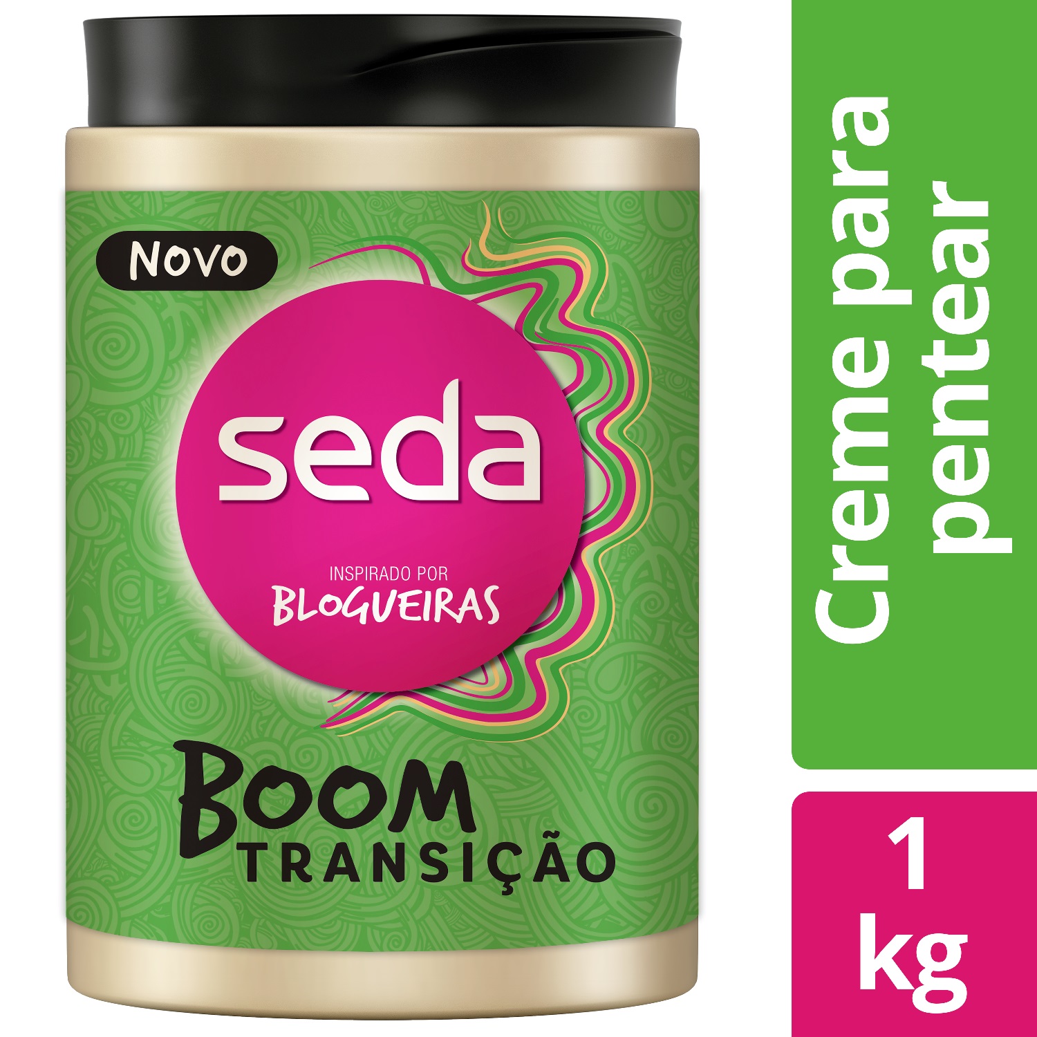 Creme de Pentear Seda Boom Transição 1kg