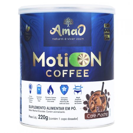Motion Coffee 220g Amao Nutrition Sabor: Café Mocha