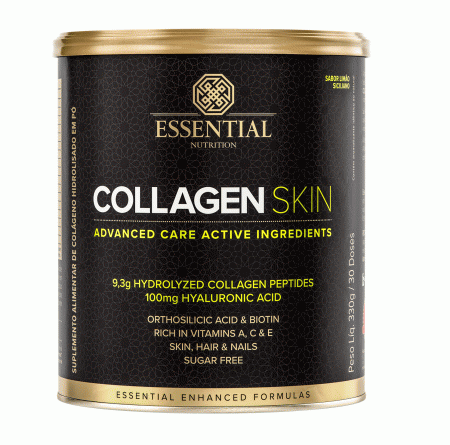 Colágeno Collagen Skin - 300g - Limão Siciliano - Essential Nutrition