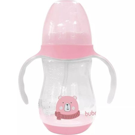 Copo Com Alça Buba Ursinho Rosa 8237 250ml
