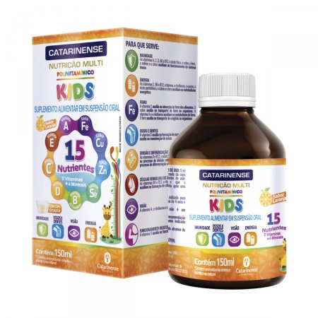 Suplemento Alimentar Polivitamínico Kids Multi com 150ml