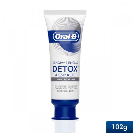 Pasta de Dente Oral-B Gengiva Detox & Esmalte com 102g
