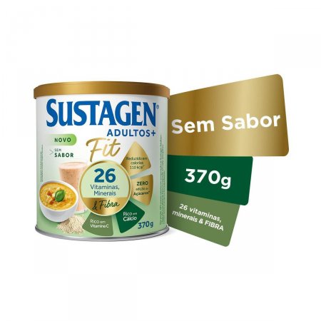 Complemento Alimentar Sustagen Adultos+ Fit Sem Sabor com 370g