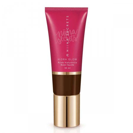 Base Líquida Niina Secrets Hidra Glow Cor 100 com 30ml