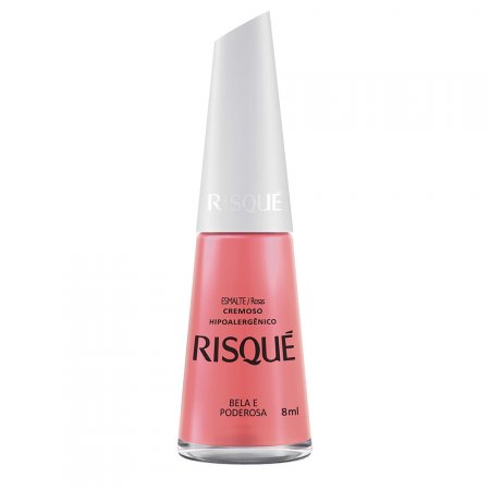 Esmalte Risqué Rosas Cremoso Bela e Poderosa 8ml