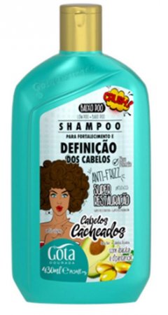 Shampoo Gota Dourada Cacheados Abacate+D´Pantenol 430ml