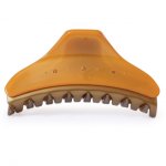 Prendedor Piranha Grande Yellow Base Dourado 9,0x4cm
