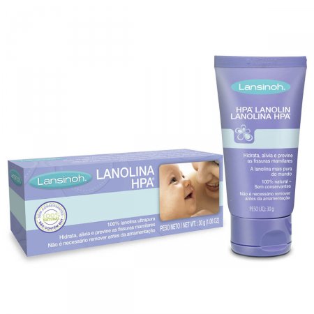 Pomada para seios Lanolina HPA 100% pura 30g - Lansinoh