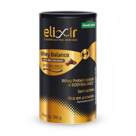 Whey Balance Elixir Dark Chocolate com 390g