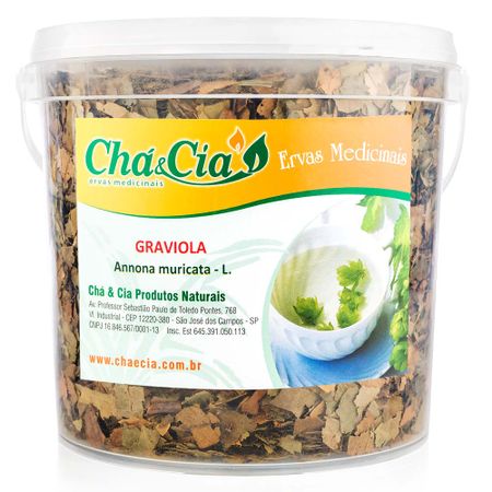 Chá de Graviola - Annona muricata - L. 500g Graviola - Annona muricata - L. 500g