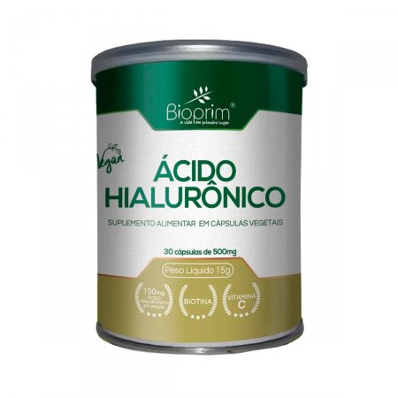 Suplemento Alimentar Bioprim Ácido Hialurônico 30 Cápsulas