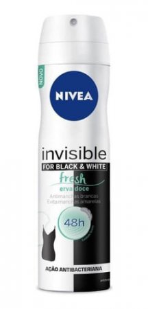 Desod Antit Aero Nivea Invisible Black & White Fresh 150ml