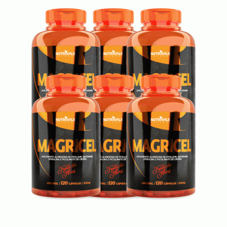 Magricel Natural 6 Unidades C/120caps 500mg - Linduras