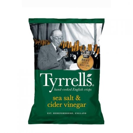 Batata Chips Sal Marinho e Vinagre 150g - Tyrrells