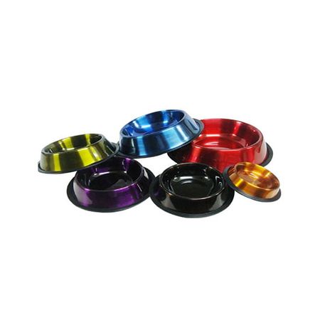 Comedouro de Inox Metálico Colors para Cães – The Pets Brasil Comedouro de Inox Metálico Colors PP para Cães – The Pets Brasil