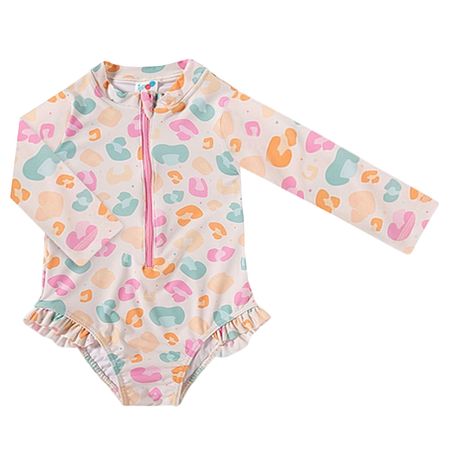 Maiô longo para bebê c/ proteção UV FPS +50 Onça - Tip Top 2296353 BODY PRAIA ML BEBE BEGE-3