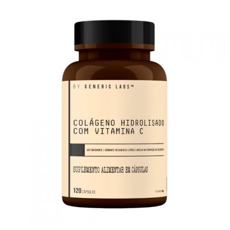 COLÁGENO + VITAMINA C (120 cápsulas) - Generic Labs