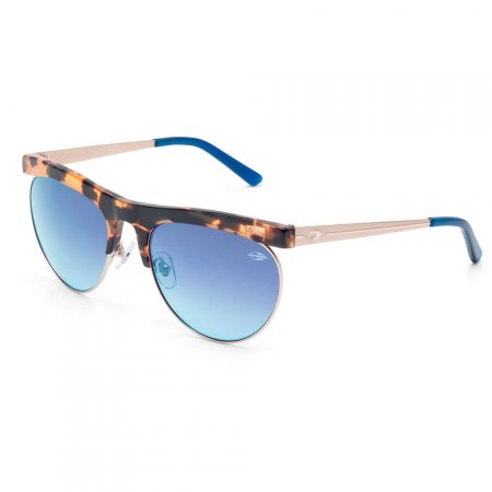 Óculos de sol mormaii m0022 demi marrom brilho e dourado