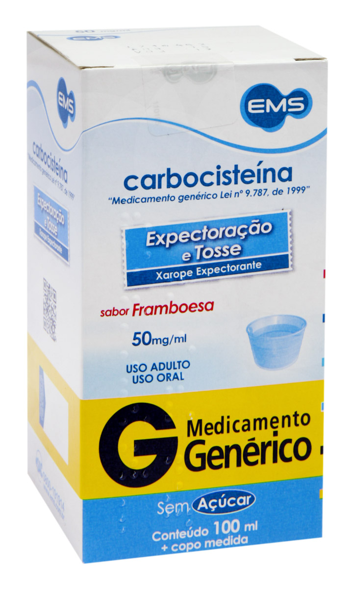 Carbocisteína 50mg/ml EMS Xarope com 100ml