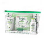 Kit Sabonete Líquido Simple + Hidratante Facial + Lenço Umedecido