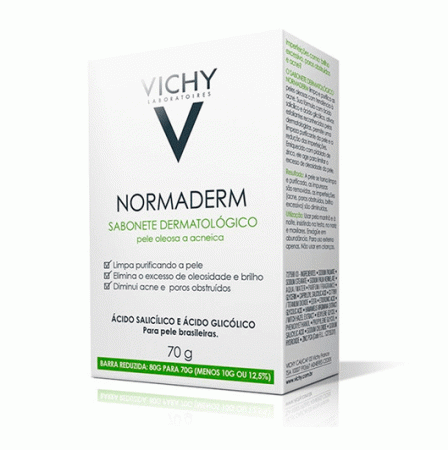 Vichy Normaderm Sabonete Barra 70g