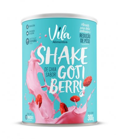 Shake de Chia com Goji Berry 300gr (pote) - Vila Alimentos