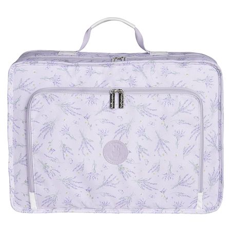 Mala Maternidade Vintage Lavandas - Masterbag MB12FLL402 MALA VINTAGE FLORAL LAVANDAS