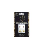 Brinco Studex Deluxe Daisy Rosé Fúcsia com 1 unidade