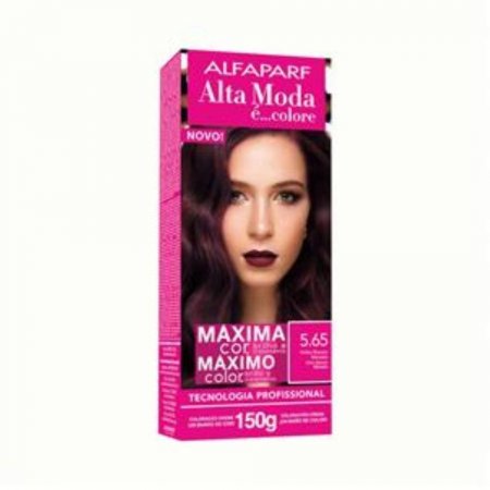 Tintura Alta Moda 5.65 Vinho Escuro/Marsala150gr