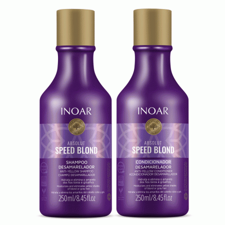 Inoar Kit Absolut Speed Blond - Shampoo e Condicionador 250ml