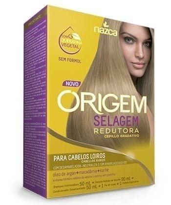 Selagem Origem Redutora Sem Formol Cabelos Loiros