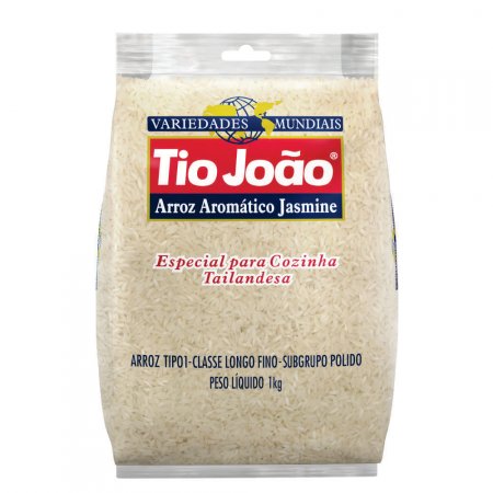Tio João Variedades Mundiais Institucional Arroz Jasmine - 1kg