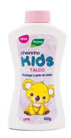 Talco Baby Kids Pharma Rosa 100g