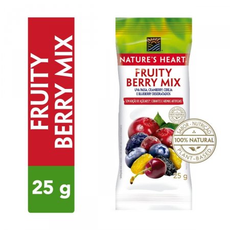 Snack Nature's Heart Fruity Berry Mix 25g