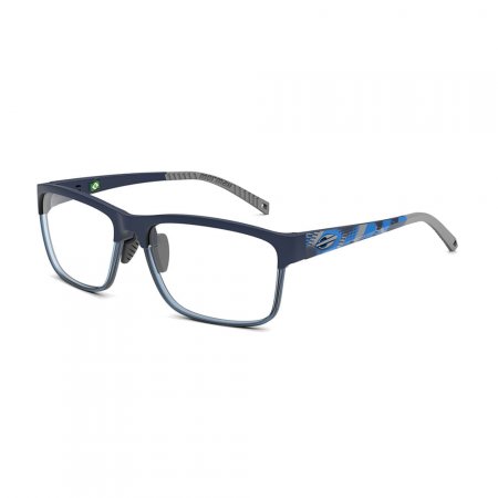 Óculos de grau mormaii denver azul translucido fosco