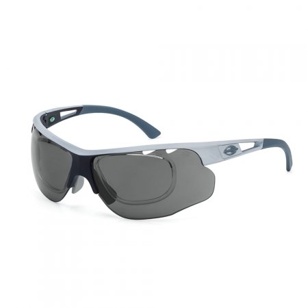 Óculos de sol mormaii eagle branco fosco lente cinza espelhado