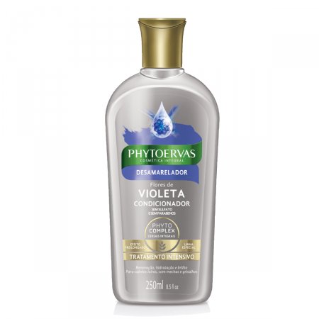 Condicionador Phytoervas Desamarelador Flores de Violeta com 250ml