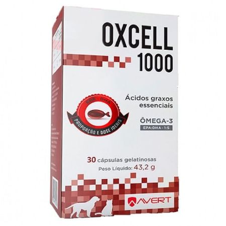 Oxcell Avert 1000mg - 30 Cápsulas
